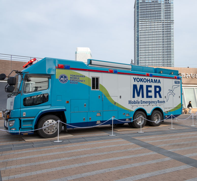 MERカーYO1とカモメデザインの写真