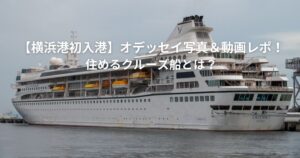 【横浜港初入港】オデッセイ写真＆動画レポ！住めるクルーズ船とは？