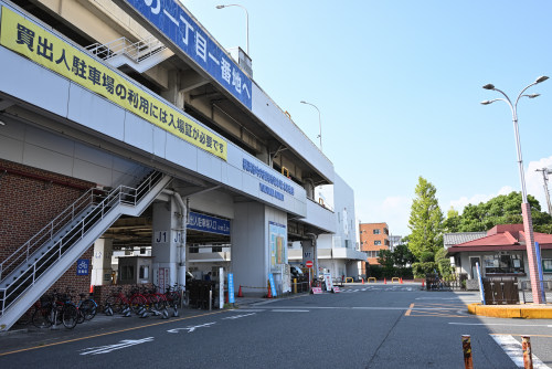 市場駐車場入口