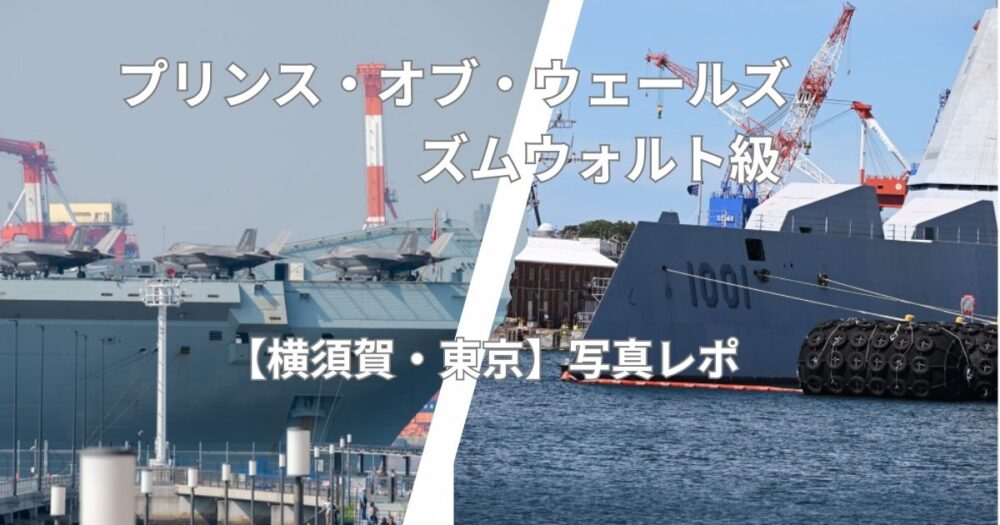 【横須賀・東京】プリンス・オブ・ウェールズ＆ズムウォルト級を写真レポ