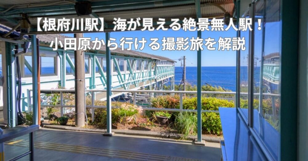【根府川駅】海が見える絶景無人駅！小田原から行ける撮影旅を解説！