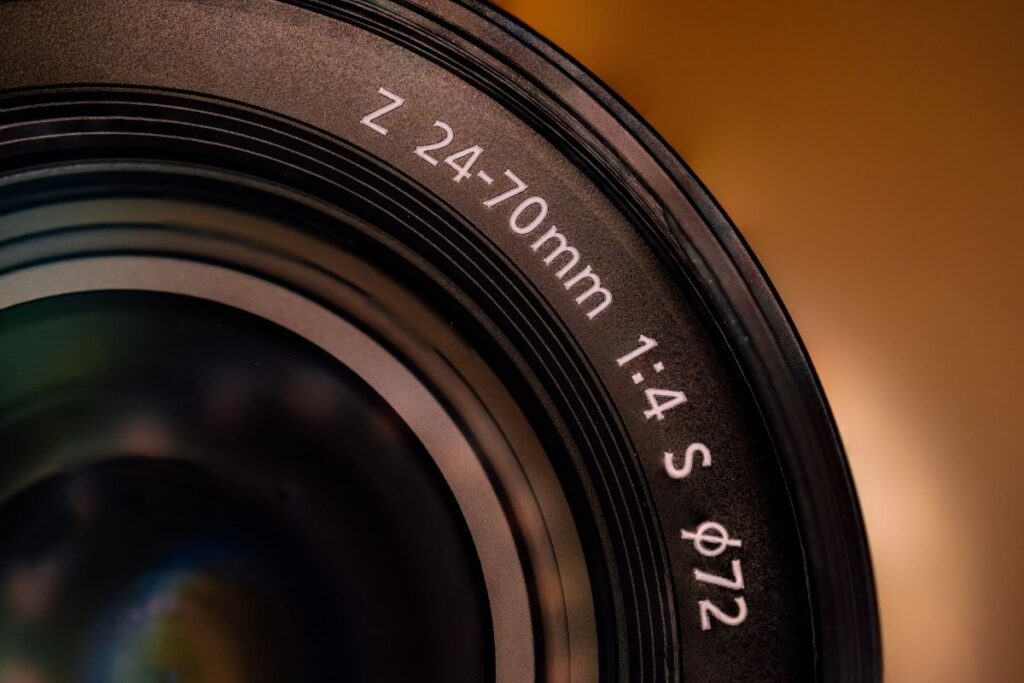 NIKKOR Z 24-70mm F4 SレンズのF値表記
